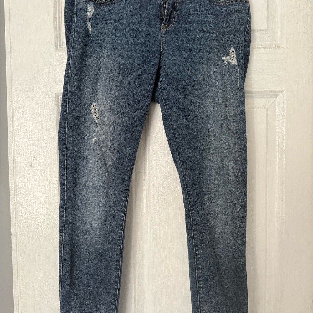 Torrid distressed jeggings